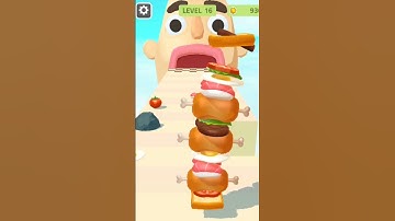 Sandwich runner game😜😜 All level iOS and Android game level 16 #shorts #youtubeshorts #shortsfeed