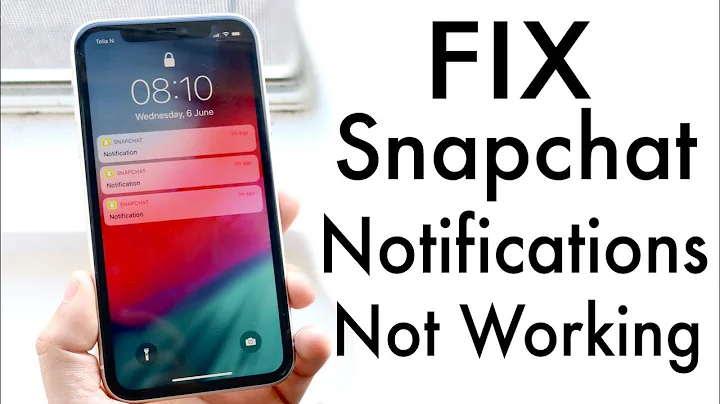 Lös problemet: Snapchat-notifikationer fungerar inte!