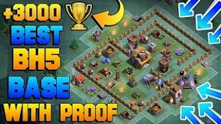 Builder Hall 5 Base Bh5 Builder Base Wreplay Anti 3 Star Base Layout Clash Of Clans