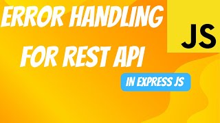 Error Handling in node js  | Create Custom errors |  errorhandling nodejs express