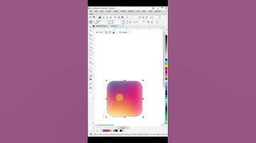 How to Create an Instagram Logo in CorelDRAW | #shorts #viralvideo