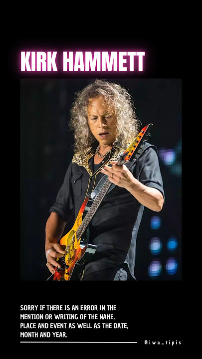 KIRK HAMMETT'S AMAZING LIFE STORY #shorts #metallica
