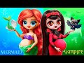 ¡Sirena Embarazada VS Vampiro Embarazada! 30 Trucos y Manualidades para Muñecas LOL OMG
