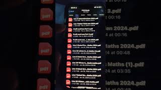 how to Download pdf from Telegram channel of PVR study