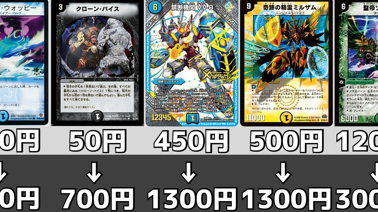 希少価値有り　デュエマまとめ売り デュエマ】カード価格高騰まとめ【2026年8月上旬】Part1 - YouTube