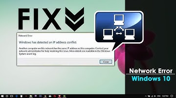 Windows has detected an IP conflict | Network Error on windows 10, 7, 8