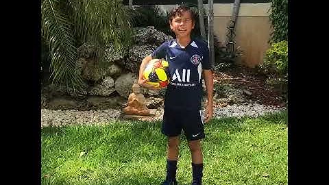 PSG Academy U10 Red Miami #Teamspirit while in quarantine