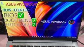 Asus Vivobook S oled  How To Enter Bios uefi Settings Boot Menu U0026 Reset Your Pc Key