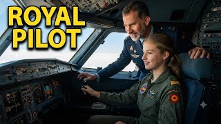 The Moment King Felipe Joined His Daughter in the Cockpit