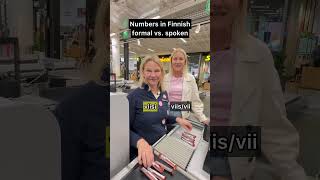 The Finnish numbers in formal and spoken Finnish 💯 #suomenkieli #finnishlanguage #finnishlesson