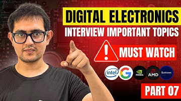 DIGITAL ELECRONICS INTERVIEW TOPICS Part-7 | Download VLSI FOR ALL App | Best VLSI Training Center