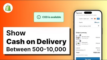 How to Show Cash on Delivery (COD) for Orders Within a Specific Range on Shopify!