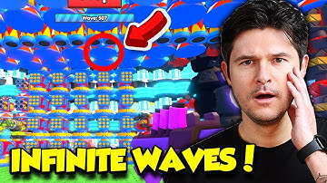 THIS INFINITE WAVE GLITCH IS ACTUALLY INSANE In Build Ur Base!