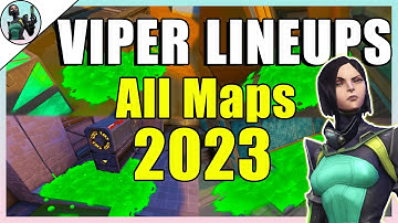 1 Easy Viper Lineup for EVERY MAP in Valorant 2023