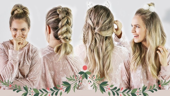 3 Christmas Morning Hairstyles for All Hair Lengths 