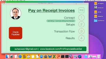 Pay On Receipt Invoices - Oracle Payables (EBS R12)