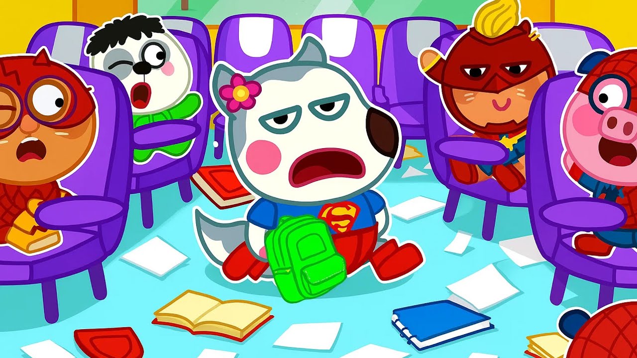 Le premier jour d'école de bébé Superman🤣Malices à l'école💖Collection de films