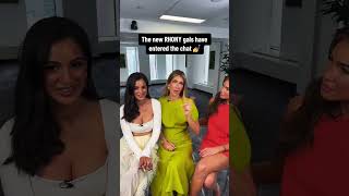 The new #RHONY gals have entered the chat 💅