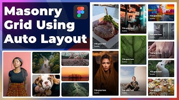 Masonry Grid with Auto layout - Figma Crash Course | #autolayout #figmatutorial #figma