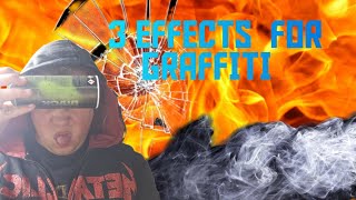 3 GRAFFITI EFFECTS YOU SHOULD TRY! #graffititips #graffiti