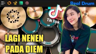 DJ TIK TOK LAGI NENEN PADA DIEM || REAL DRUM COVER ||