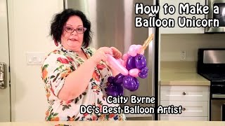 Caitys Balloon Unicorn ~ Balloon Animals Tutorial