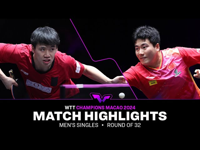 Edward Ly vs Liang Jingkun | MS R32 | WTT Champions Macao 2024