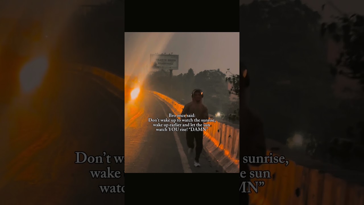 Let the sun see your hardwork 💪🏼.                           