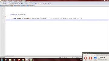 29. JAVASCRIPT TUTORIAL - Background color,  italic