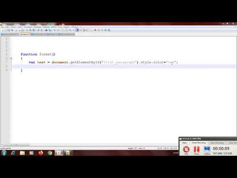 29. JAVASCRIPT TUTORIAL - Background color,  italic