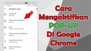 Cara Mengaktifkan POP-UP Di Google Chrome