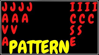 String pattern 4 | ICSE X | class 10 | Semester 2 | computer applications Pattern - 4