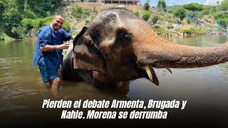 Pierden el debate Armenta, Brugada y Nahle. Morena se derrumba