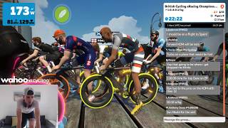 Zwift British National Qualifers Race *hardest race on Zwift*