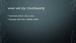 SQL Interview Questions