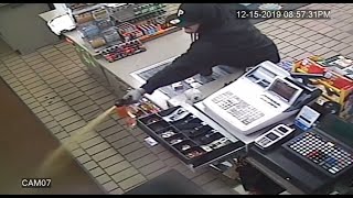 Raw Video: Benicia Clerk Robbed At Gunpoint, Pepper-Sprayed