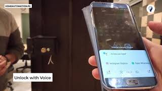 Unlock door with Mobile App, Voice Command and Remote Control screenshot 4