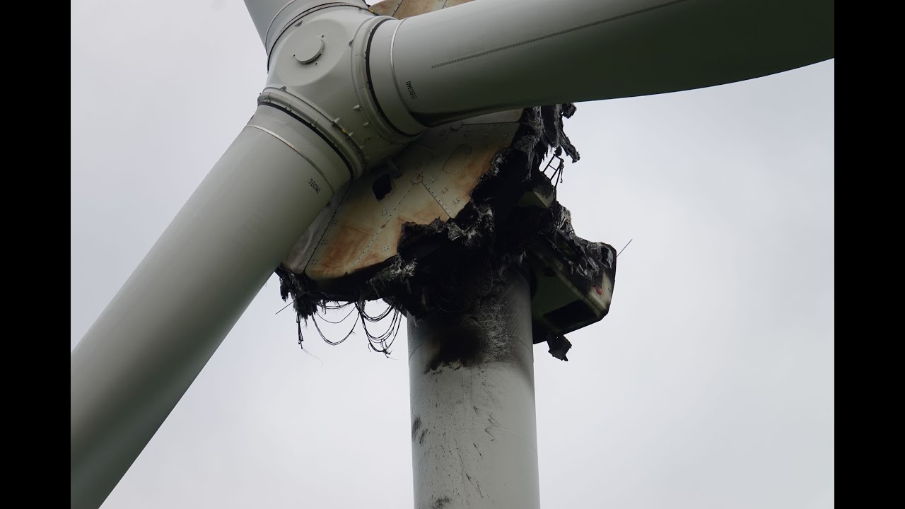 Windmolenbrand bij Nieuwleusen