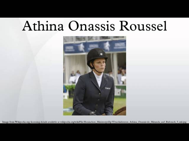 had triathlon nødvendighed Athina Onassis Roussel - YouTube