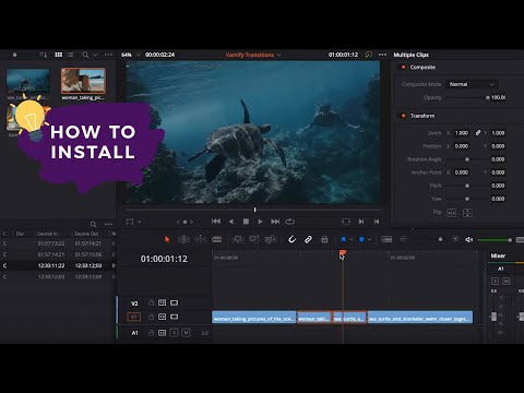 Seamless Transitions Davinci Resolve, a Templates & Theme by Vamify (Thumbnail 4 of 4)