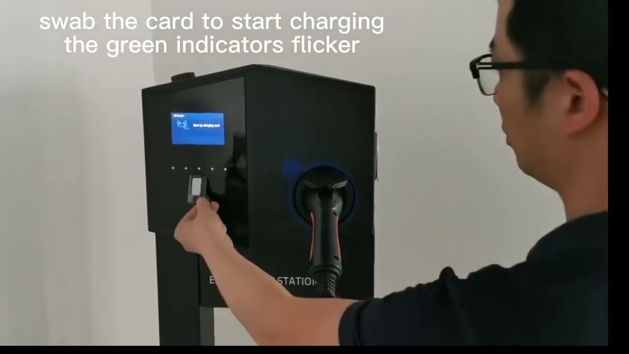 Natural Cooling 3 Phase OCPP 22KW Wall Box EV Charger