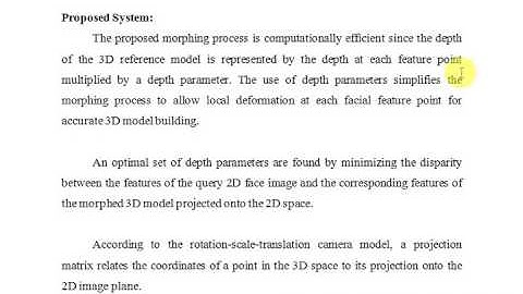 MATLAB  2015 Head Pose Estimation From a 2D Face Image Using 3D Face Morphing With Depth Parameters