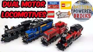 Dual Motor Lego Locomotives 9v, PF and PU