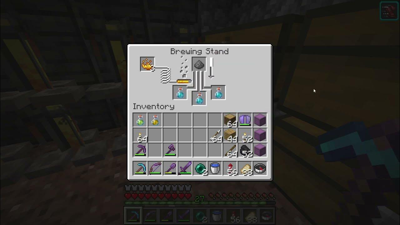 How to turn a Potion into a Splash Potion Minecraft YouTube