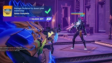How to EASILY Damage Cerberus to assert your dominance Fortnite