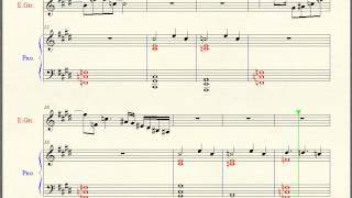 Wrestling Piano Theme Sheet Music - Burned (Kane WWE Theme)