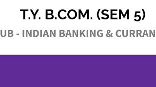 WHAT IS RBI/SBI? | TY B.COM. SEM 3 | BANKING