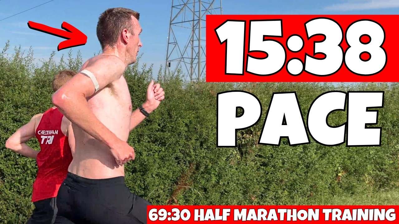 15:38 5K PACE WITHIN A BIG SPEED WORKOUT (69:30 Half Marathon Training Series)
