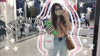 A Week In My Life Before Med School Started L Just Ella D.c.