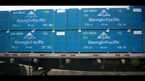The Making of Georgia-Pacific Oriented Strand Board (OSB)
